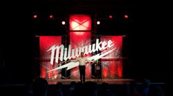 Steve Richman, president at Milwaukee Tool, offered some opening remarks and an overview of the business Tuesday night to kickoff Wednesday&apos;s New Product Symposium.