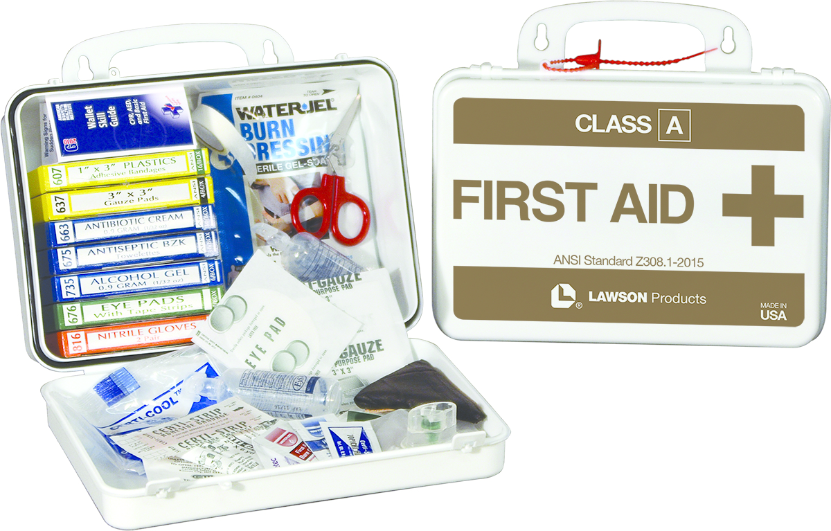 The recently updated ANSI/ISEA 308.1-2015 Workplace First Aid Kits and Supplies introduced two classes of first aid kits.