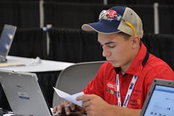 The National Student Technician Competition, TMCFutureTech, is designed to promote career opportunities as heavy truck technicians. The National Student Technician Competition, TMCFutureTech, is designed to promote career opportunities as heavy truck technicians.