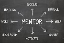 Workers benefit from mentoring because they receive advice and guidance from those with greater knowledge and experience. Those workers then make fewer mistakes and become more productive. Workers benefit from mentoring because they receive advice and guidance from those with greater knowledge and experience. Those workers then make fewer mistakes and become more productive.
