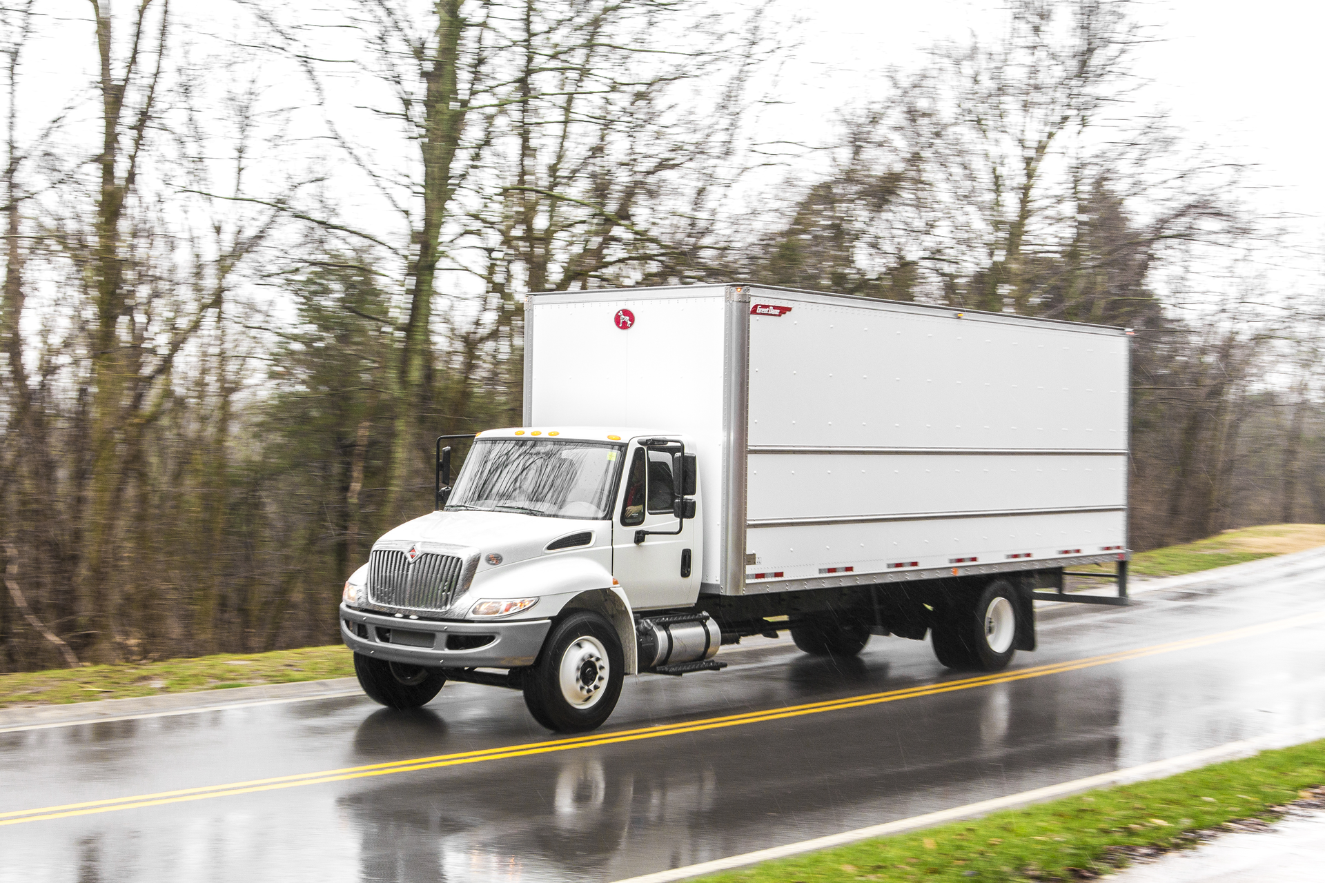 The Sahara dry freight truck body was a combined effort by Great Dane and Johnson Truck Bodies.