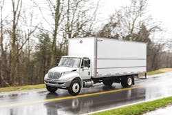 The Sahara dry freight truck body was a combined effort by Great Dane and Johnson Truck Bodies. The Sahara dry freight truck body was a combined effort by Great Dane and Johnson Truck Bodies.