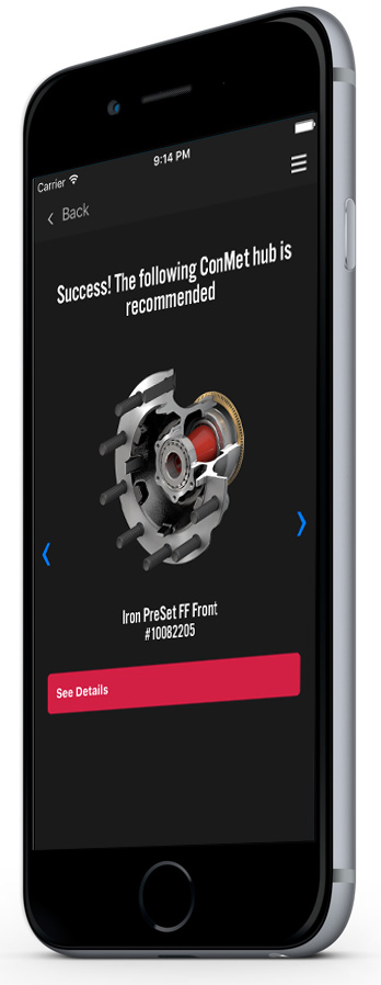 Con Met Aftermarket Wheel End Replacement App 579f9c5a5d62c