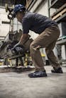 In maintenance shops, where floors may be oily or wet, footwear with anti-slip properties can improve technician safety by helping to prevent falls.