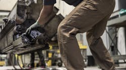 In maintenance shops, where floors may be oily or wet, footwear with anti-slip properties can improve technician safety by helping to prevent falls.