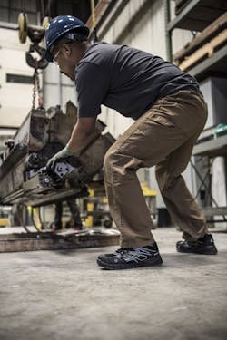 In maintenance shops, where floors may be oily or wet, footwear with anti-slip properties can improve technician safety by helping to prevent falls. In maintenance shops, where floors may be oily or wet, footwear with anti-slip properties can improve technician safety by helping to prevent falls.