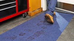 Commercial floor mats can help prevent slips and falls when placed in the proper locations and regularly maintained. Photo courtesy of New Pig