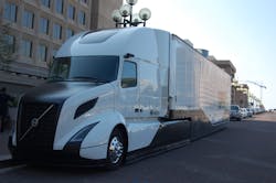 Volvo presented its SuperTruck at the U.S. Department of Energy in Washington, D.C. Volvo presented its SuperTruck at the U.S. Department of Energy in Washington, D.C.
