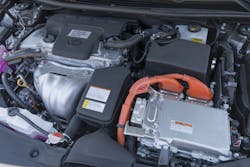 A major safety factor for those who service hybrid vehicles is to make sure the vehicle is “off” because the hybrid system is silent when running on battery. A major safety factor for those who service hybrid vehicles is to make sure the vehicle is “off” because the hybrid system is silent when running on battery.