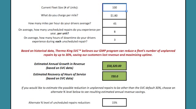 Figure 1. SVC (Servicing Valued Customers) Revenue Generating Calculator