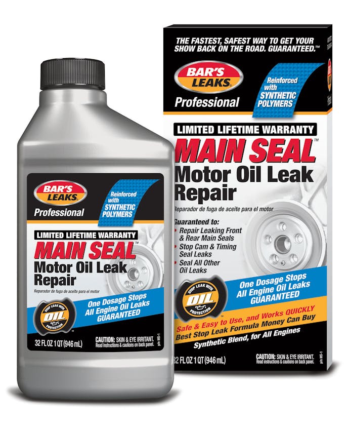 Professional Main Seal Motor Oil Leak Repair, No. MS1 Fleet Maintenance