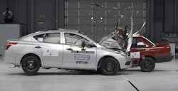 The test was conducted between the 2016 Nissan Versa, sold in the United States, and the 2015 Nissan Tsuru, sold in Mexico.