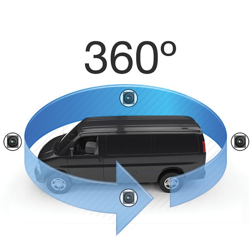RVS-77535 360 degree surround view camera system | Fleet Maintenance