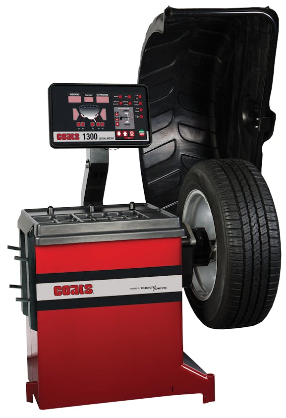 Coats 1300 Direct Drive Wheel Balancer Fleet Maintenance