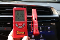 Using a tool that can measure real-time temperature readings and wirelessly transmit them for easy analysis saves time and effort when servicing AC systems. Using a tool that can measure real-time temperature readings and wirelessly transmit them for easy analysis saves time and effort when servicing AC systems.