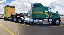 2014 model Pinnacle axle forward sleeper tractor owned and operated by Superior Transportation in Charleston, South Carolina.
