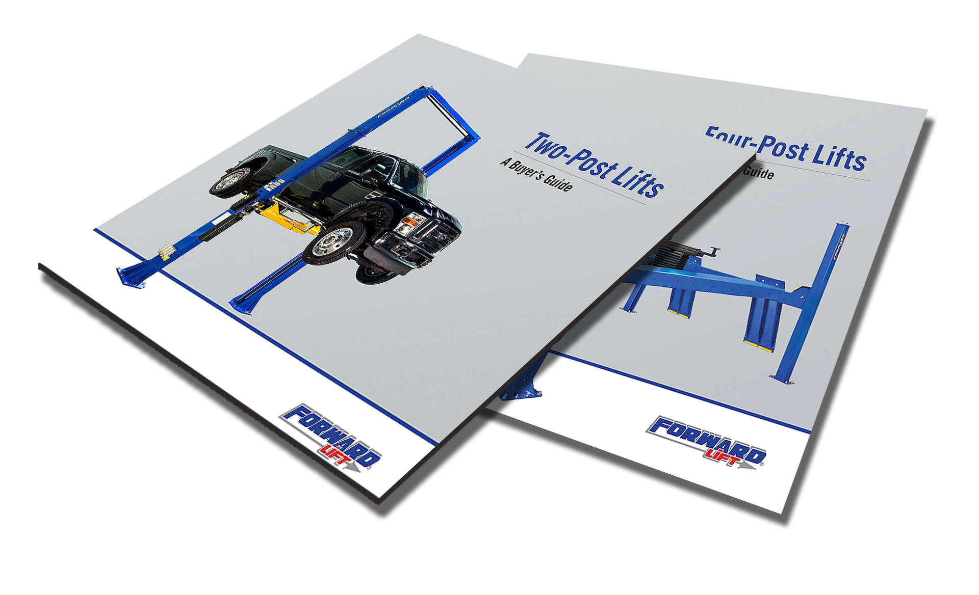 Free Two-Post and Four-Post Buyer&rsquo;s Guides from Forward Lift walk shop owners through all of the things they should consider to determine which lifts are best for their shops.