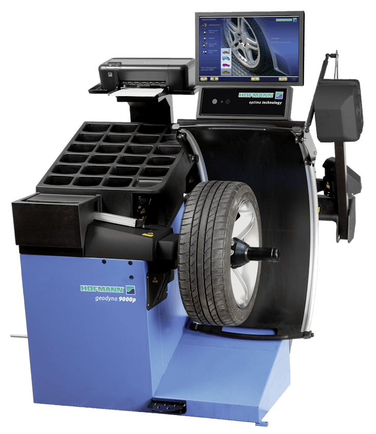 Hofmann geodyna 9000P Wheel Balancer Fleet Maintenance