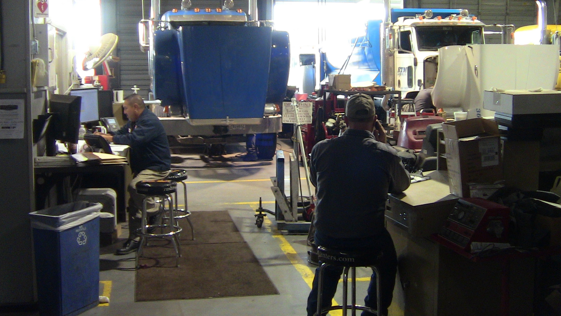 A best practice is to employ a computerized inventory control system that automatically reorders parts when the on-hand quantity drops to or below the reorder point.