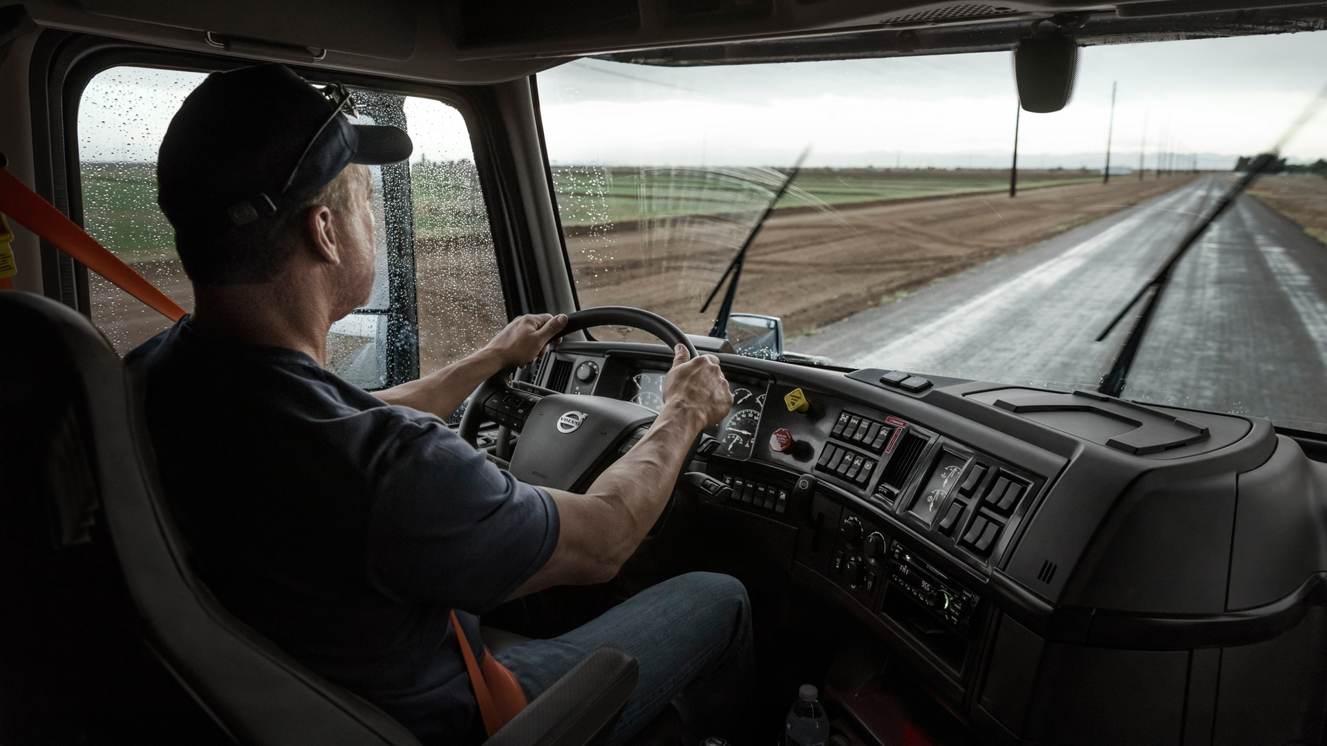 Volvo Trucks North America debuted its new interior for the Volvo VHD vocational model, built for driver comfort and productivity, at the 2017 North American Commercial Vehicle Show in Atlanta.