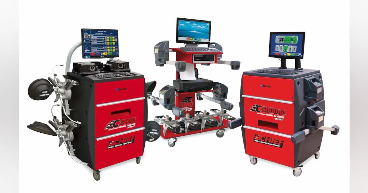 Csm Alignment Chief’s new line of wheel alignment systems can be used on almost any ...