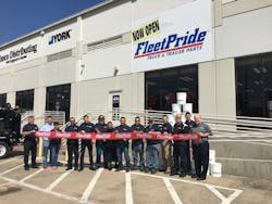FleetPride field management and branch staff officially open the new branch on October 12. FleetPride field management and branch staff officially open the new branch on October 12.