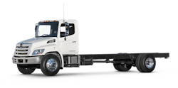 Hino Truck will relocate the rear shock upper mount on all 2018 conventional models.