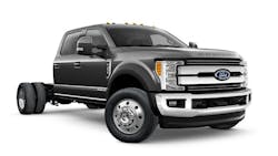 Ford's new 2018 F-450 Super Duty 4x2 Crew Cab pickup is now available for fleet customers. Ford's new 2018 F-450 Super Duty 4x2 Crew Cab pickup is now available for fleet customers.