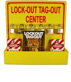 Lockout Station. Lockout stations provide a convenient way to store lockout/tagout devices in one location. Lockout Station. Lockout stations provide a convenient way to store lockout/tagout devices in one location.