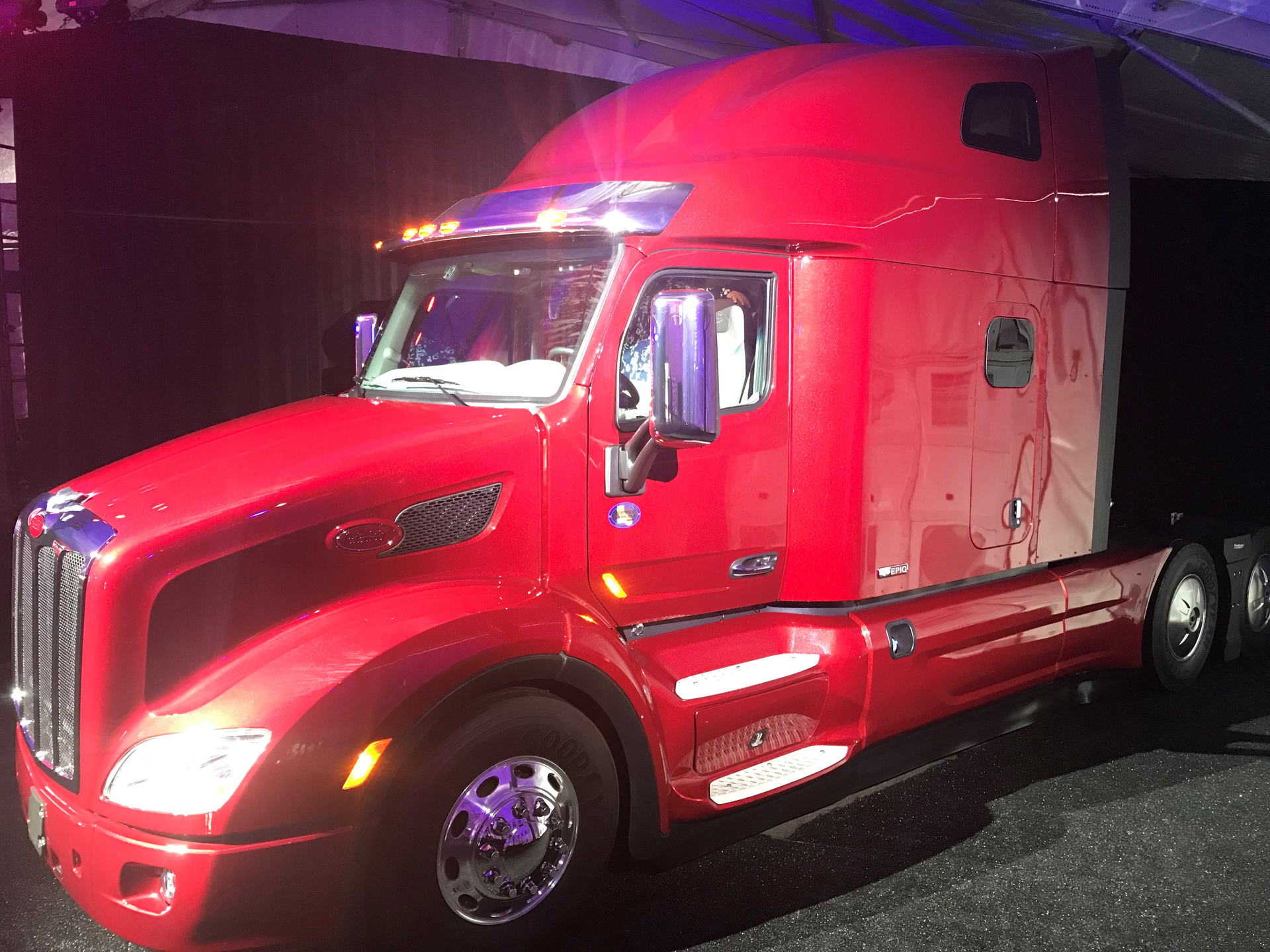 Peterbilt's Model 579 UltraLoft 80&rdquo; integral sleeper features a double bunk with 48&rdquo; clearance on the lower bunk and 39&rdquo; clearance on the upper bunk, 70 cu. ft. of storage, and a closet space with 42&rdquo; hanging height.