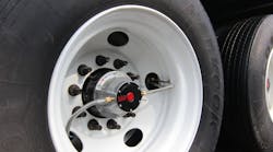 Designed for trailer tires, the SAF-Holland Tire Pilot Plus not only controls pressure through inflation, but also maintains equal pressure across all wheels and features High Pressure Relief (HPR) for over inflated tires, which could occur from extreme temperature changes during operation.