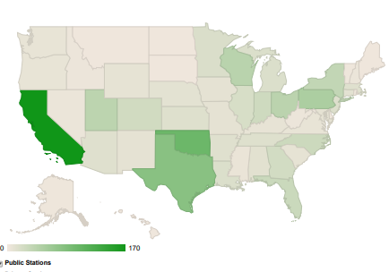 Although public CNG fueling stations are becoming more common, most fleets will need to invest in developing their own fueling stations.