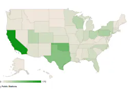 Although public CNG fueling stations are becoming more common, most fleets will need to invest in developing their own fueling stations. Although public CNG fueling stations are becoming more common, most fleets will need to invest in developing their own fueling stations.