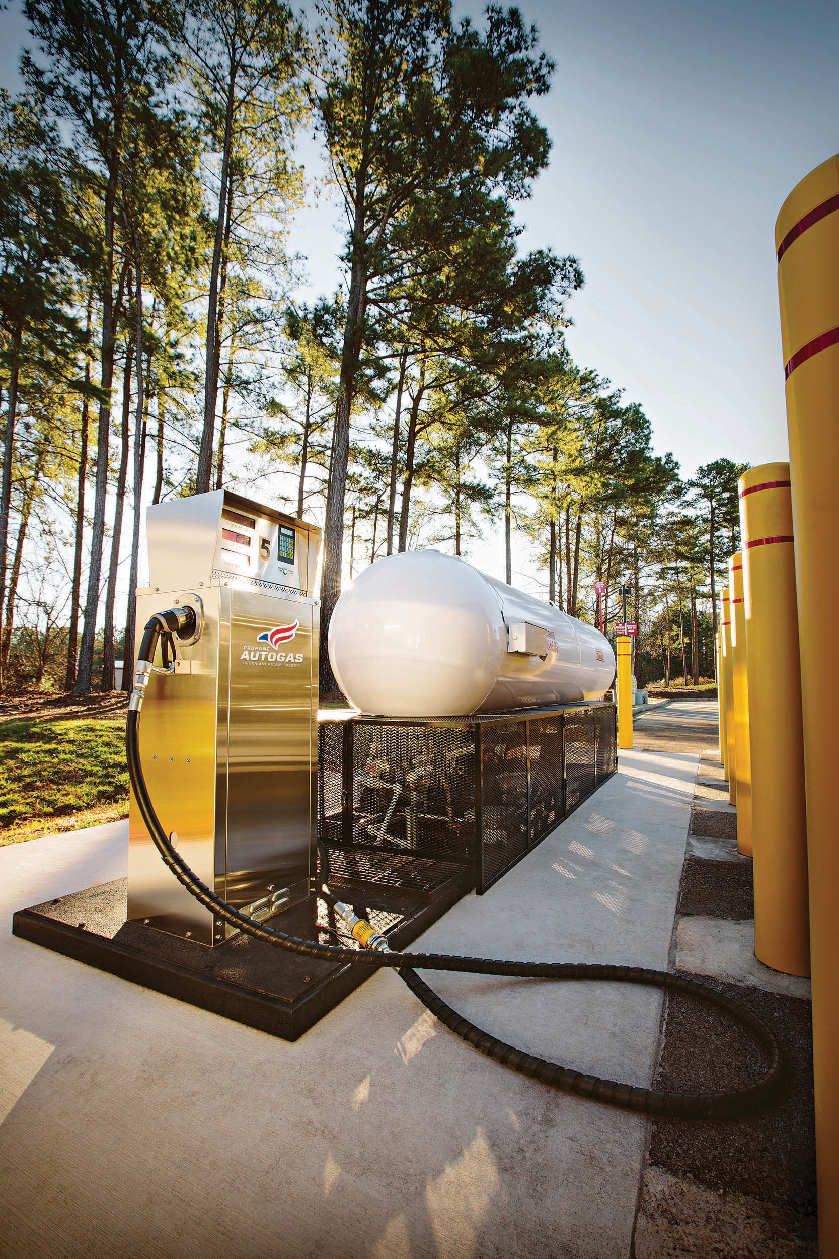 Smaller fleets with a centralized refueling location can lower costs by choosing a standard private station.