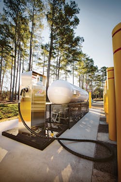 Smaller fleets with a centralized refueling location can lower costs by choosing a standard private station. Smaller fleets with a centralized refueling location can lower costs by choosing a standard private station.