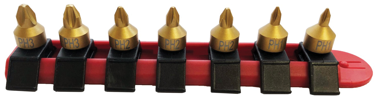 Cta 9770 7 Pc Phillips Screwdriver Bit Set Stubby