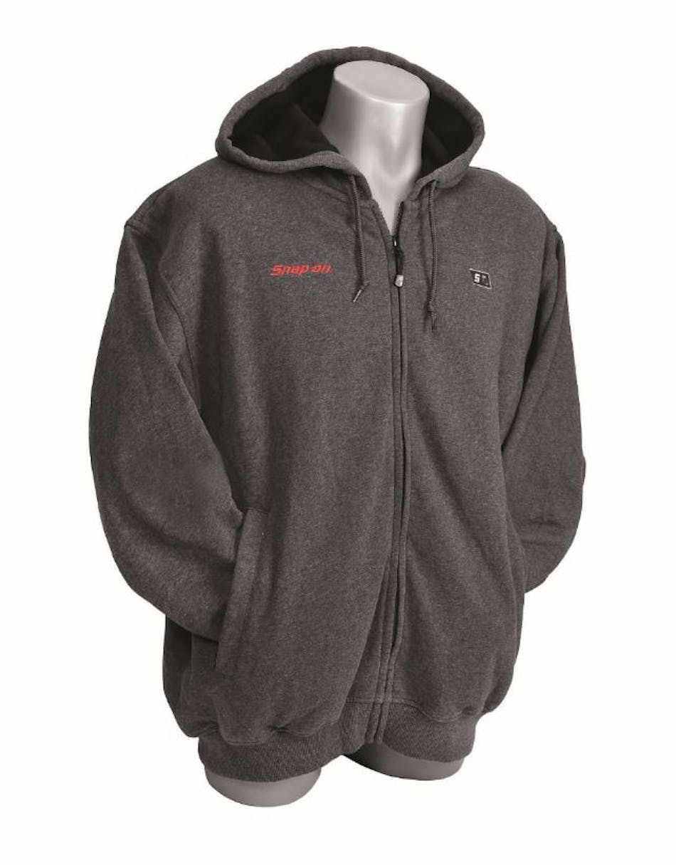 Snap on heated shop hoodie for sale