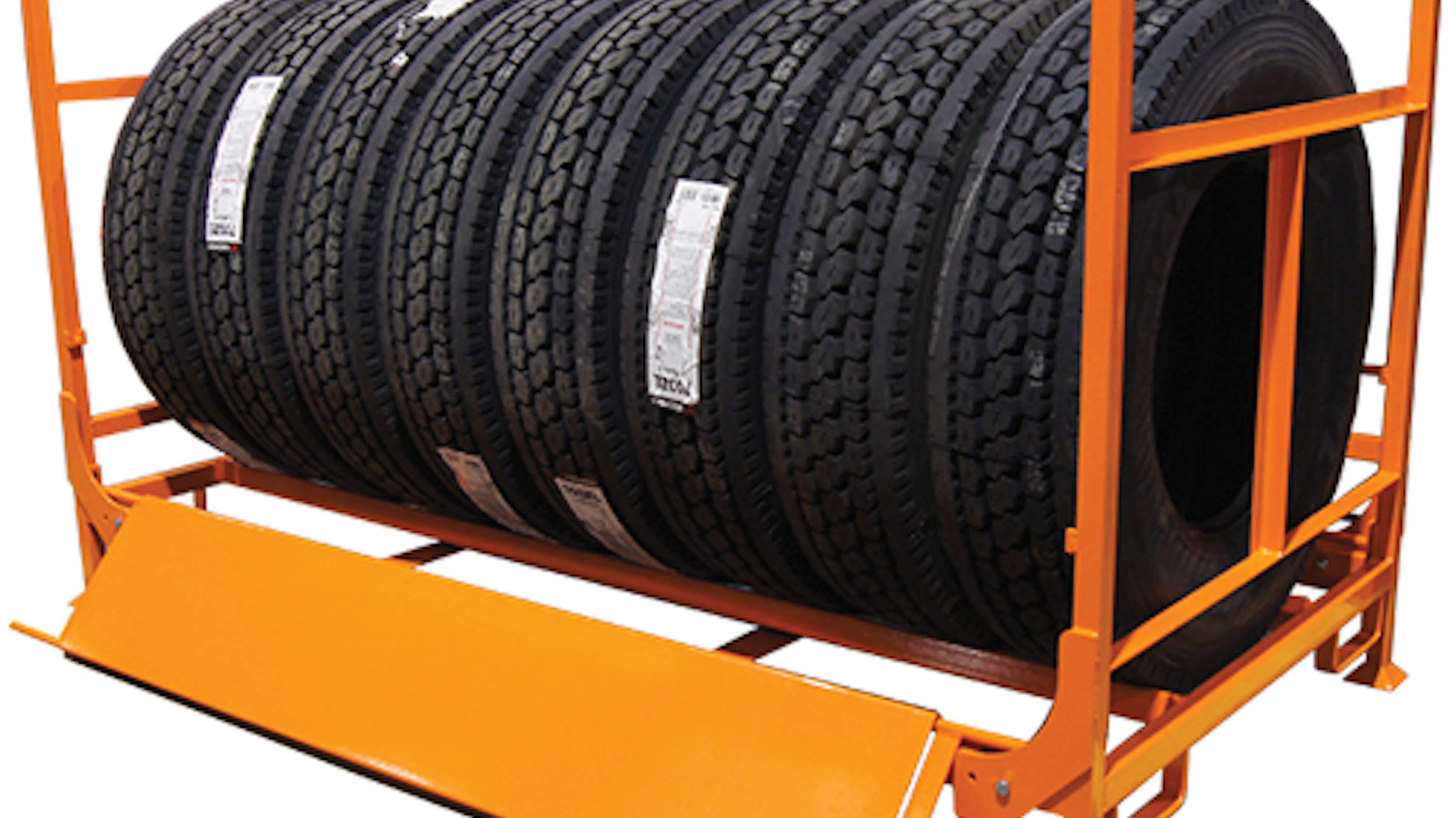 Heavy Duty Truck Tire Folding Rack | Fleet Maintenance