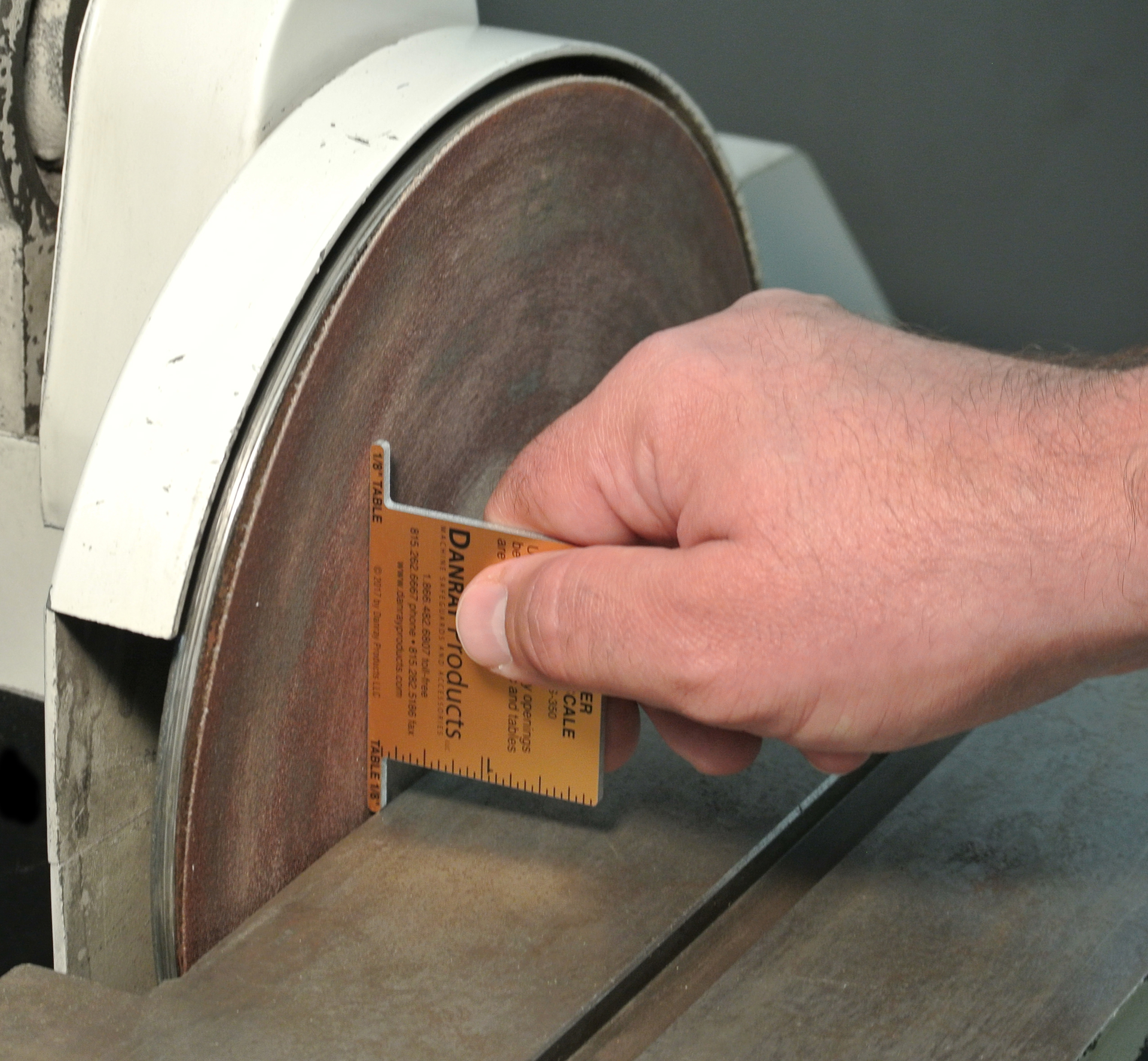 Sander Safety Scale Application Photo