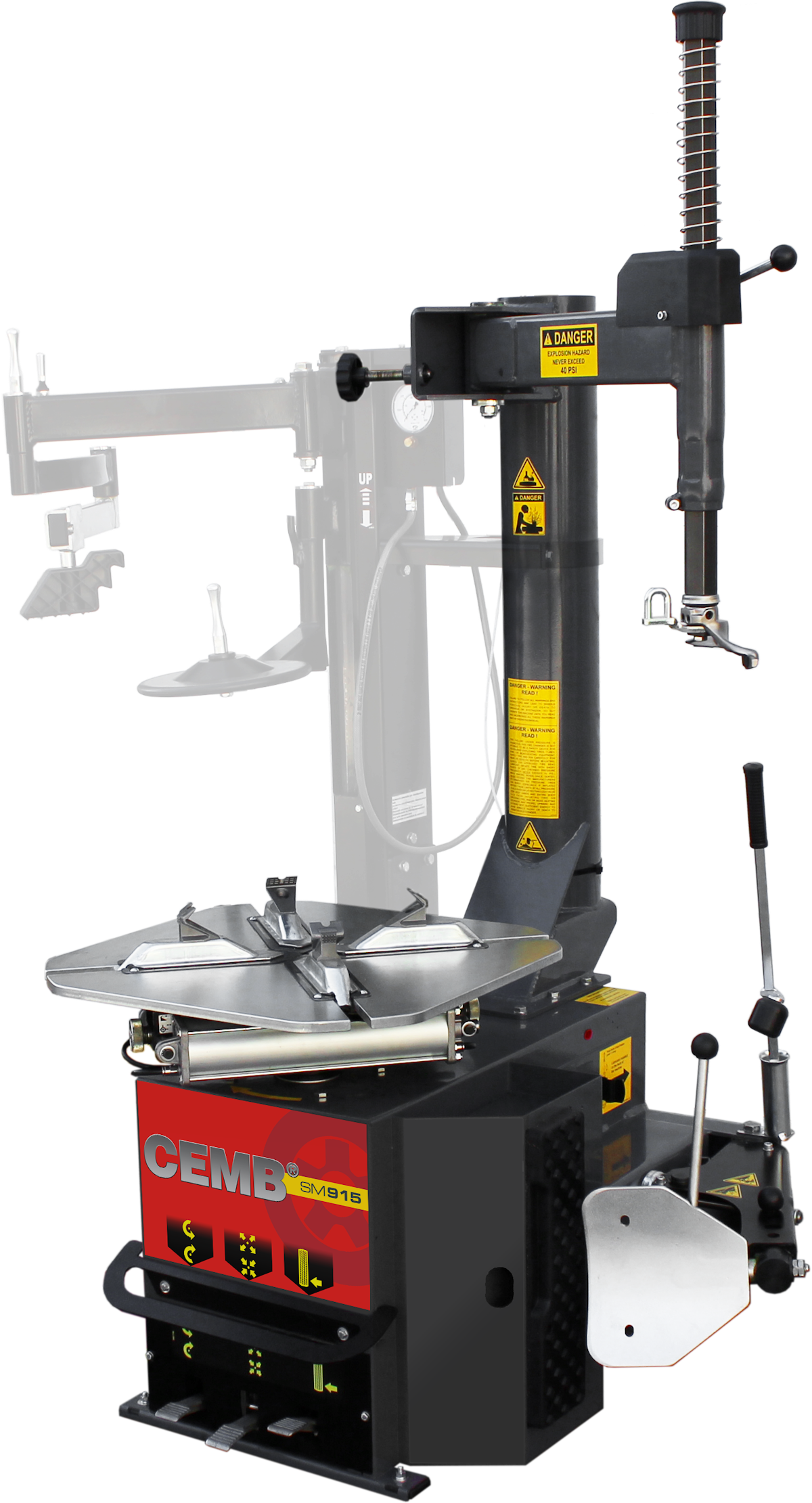 SM915ATI tire changer From CEMB USA / BL Systems, inc Fleet Maintenance