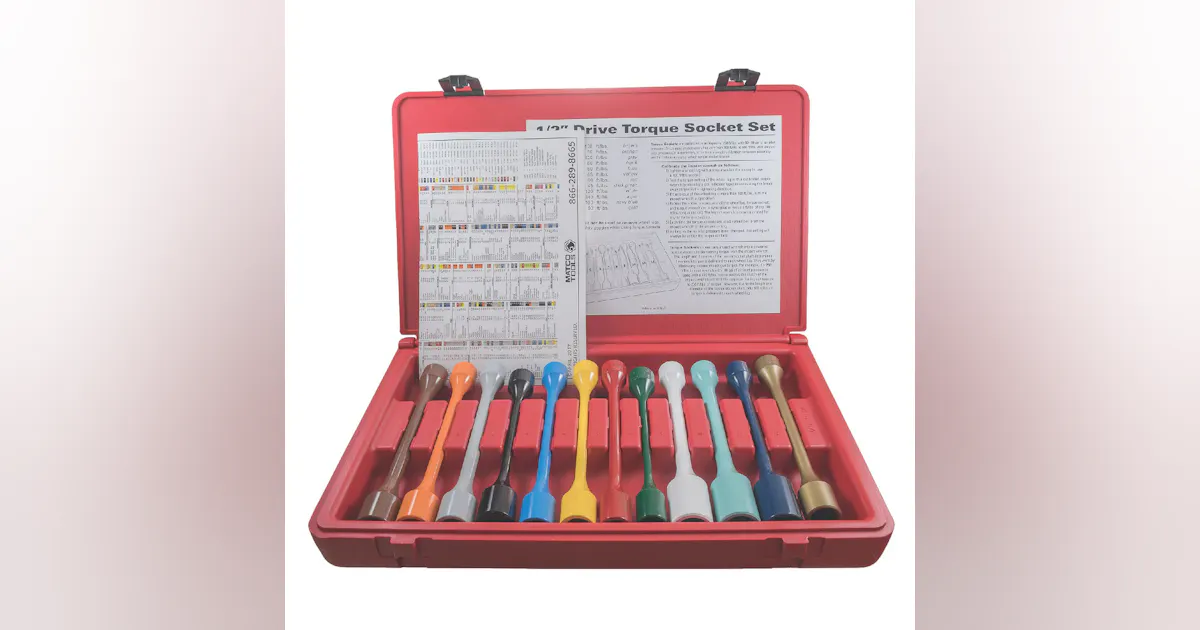 12-pc Torque Limiting Extension Socket Set, No. WTK1512 | Fleet Maintenance