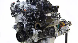 6.7L Power Stroke V8 diesel engine.