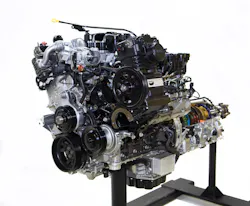 6.7L Power Stroke V8 diesel engine.