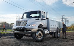 The International Truck's MV Series features upgrades to cab design and other driver-centric enhancements also included in the company’s Class 8 lineup. The International Truck's MV Series features upgrades to cab design and other driver-centric enhancements also included in the company’s Class 8 lineup.