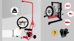 With the right solutions, we can greatly improve the working conditions and the quality of work in the heavy vehicle tire changing industry.