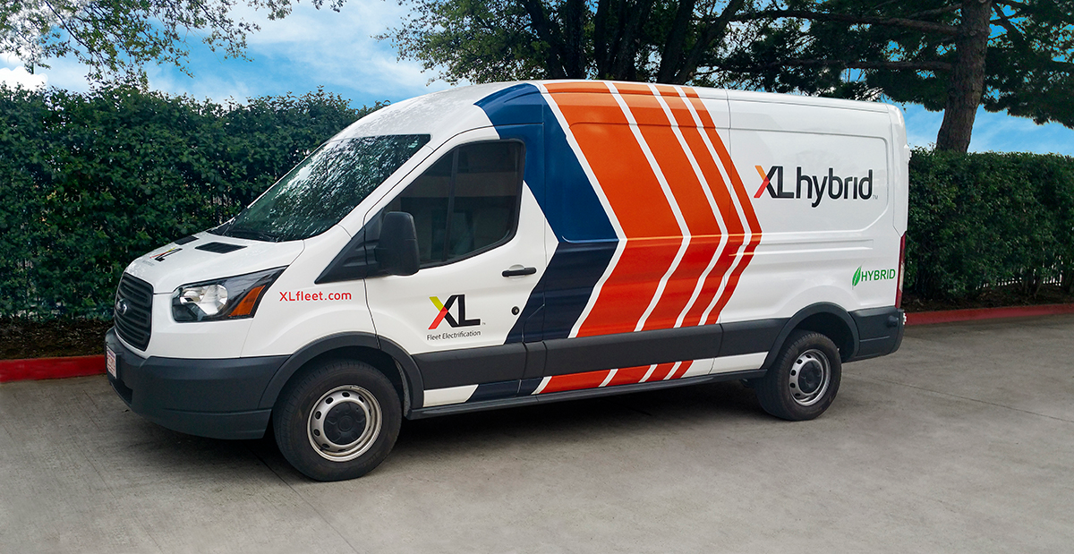A telematics system on XL hybrid vehicles continuously monitors the condition of the vehicle and its various systems.