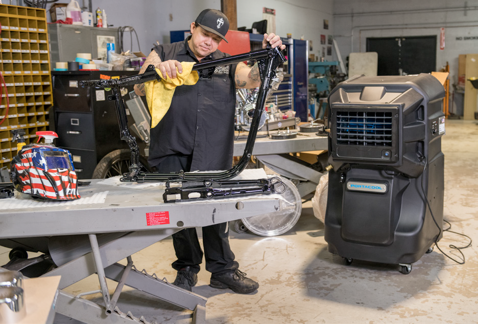 Shannon Aikau, lead builder and bike shop manager, Count&rsquo;s Kustoms