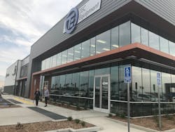 Officially opened in June, the certified Mack, Volvo and Wabash dealer operation spans 174,000 sq. ft. on 14 acres, with a capacity to service 102 Class 8 trucks at one time. Officially opened in June, the certified Mack, Volvo and Wabash dealer operation spans 174,000 sq. ft. on 14 acres, with a capacity to service 102 Class 8 trucks at one time.