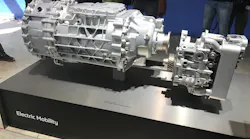 The ZF TraXon hybrid AMT provides 130 kw of peak power and 175 kw of continuous power, and is set for extended field testing in 2019. This technology is designed to adapt with future EV and automated vehicle technologies.