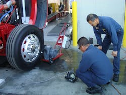 Balancing truck tires can help increase tire life, decrease driver fatigue and create an overall safer vehicle. Balancing truck tires can help increase tire life, decrease driver fatigue and create an overall safer vehicle.